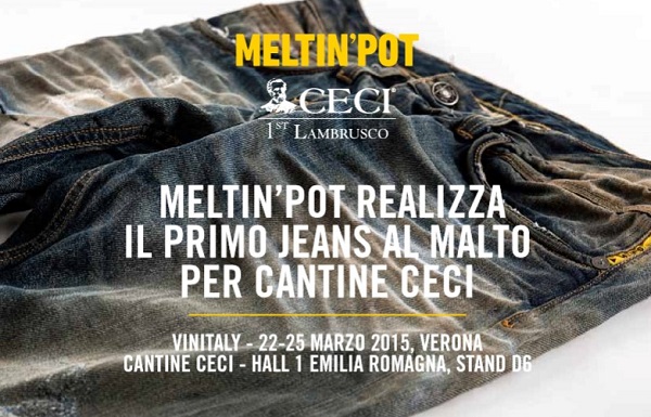 Meltin’Pot, per il Vinitaly il denim al malto