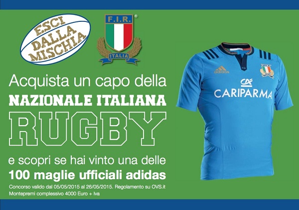 OVS lancia la collezione bambino della Federazione Italiana Rugby.