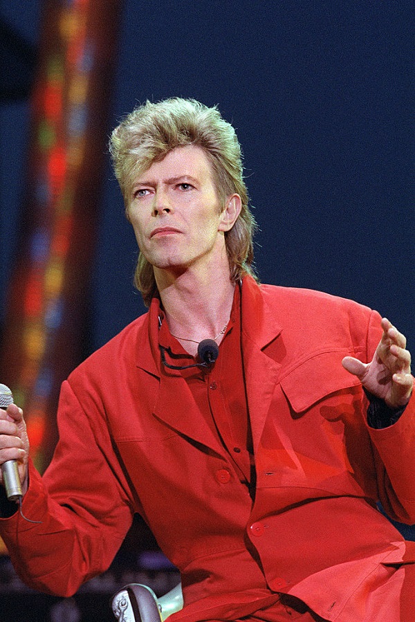 British singer David Bowie performs on s