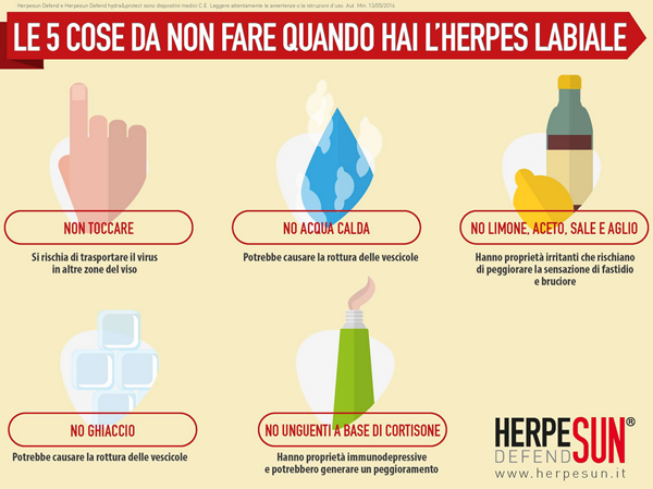 herpes labiale